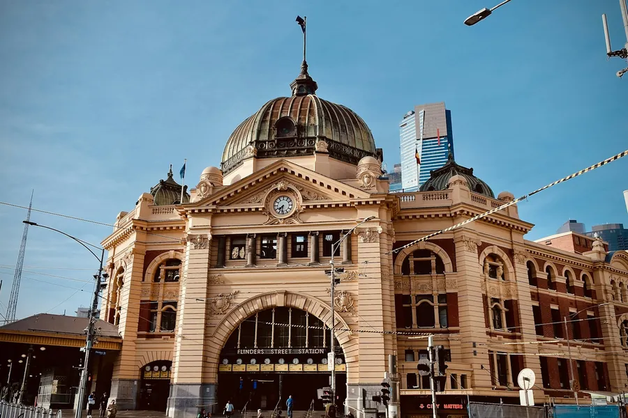 Flinders Street Station in central Melbourne
