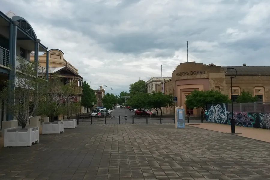 The historic Port Adelaide precinct
